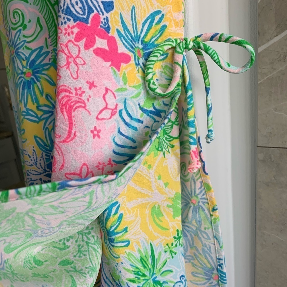 Lilly Pulitzer Pearl Romper Multi Cheek - Picture 9 of 11